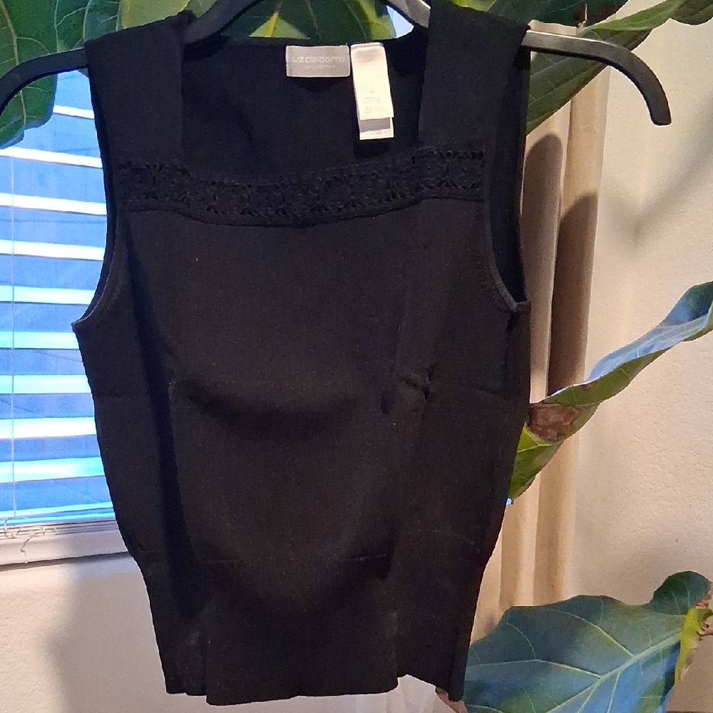 Liz Claiborne Black Tank Top